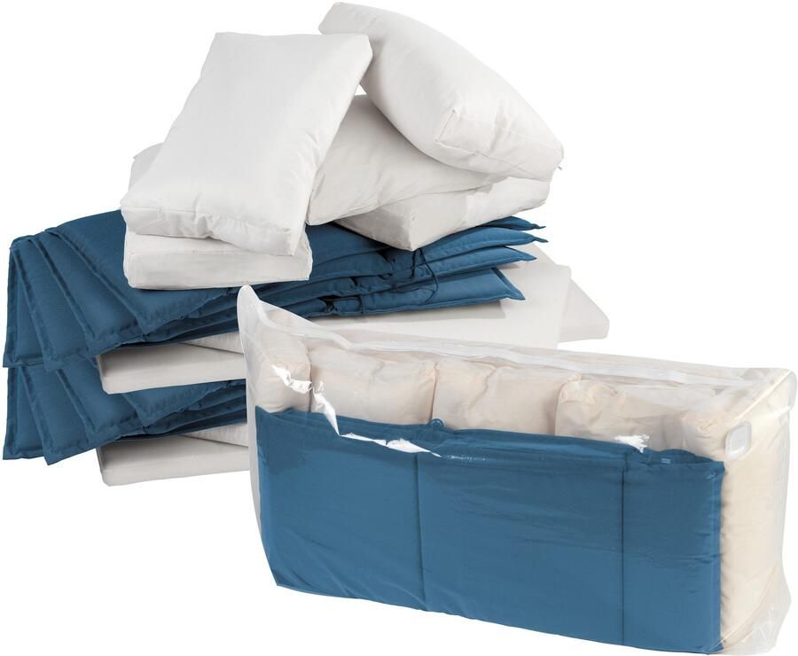 Wenko Vacumeerzak Vacuüm jumbo cube XXL extra grote vacuümzak voor kleding tuinkussens & dekbedden (1-delig) - Foto 13