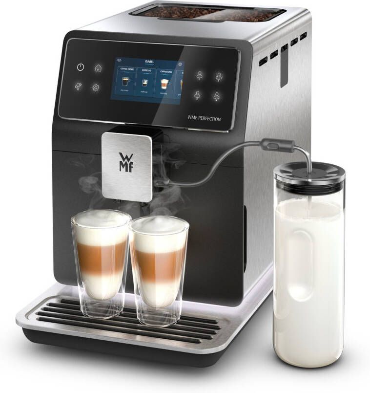 WMF Volautomatisch koffiezetapparaat Perfection 860L CP853D15 intuïtieve gebruikersinterface perfecte melkschuim zelfreinigend