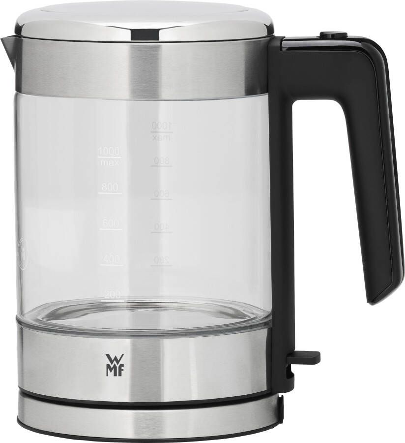 WMF KITCHENminis Glazen Waterkoker 1L Compact LED-verlichting BPA-vrij