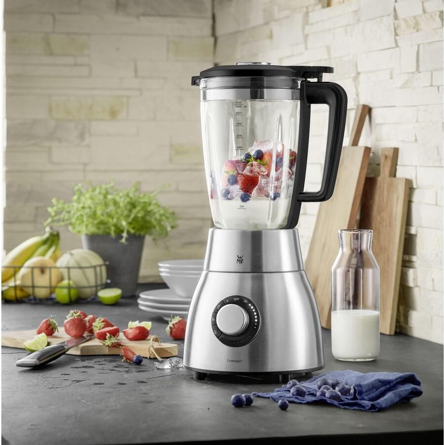 WMF Kult Pro 1 8 l Blender voor op aanrecht 1400 W Zwart Zilver