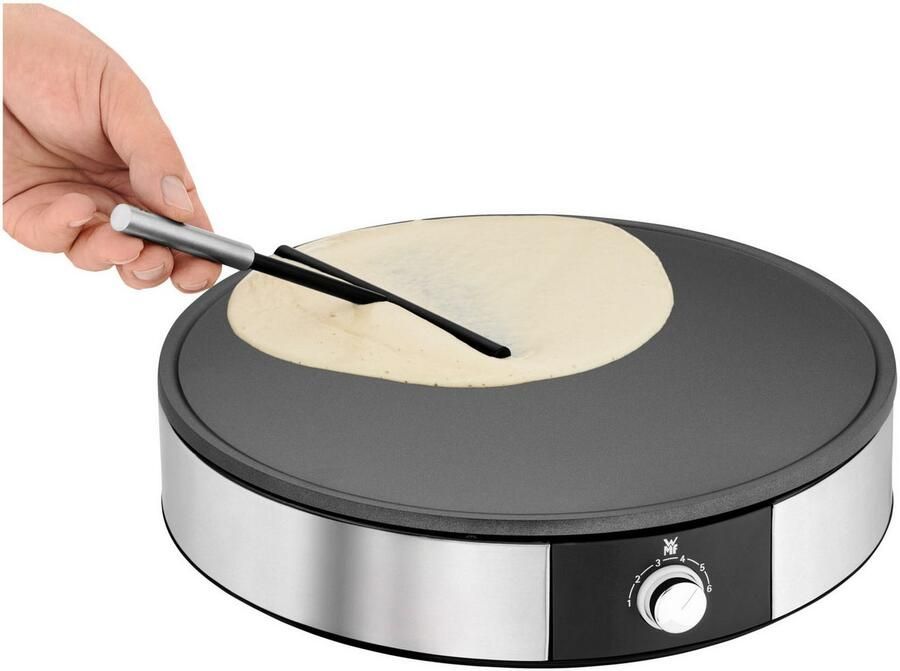 WMF Crêpe maker LONO crêperie afneembare vaatwasmachinebestendige plaat incl. crêpe-spatel en deegverdeler 6 warmtestanden overlooprand - Foto 5