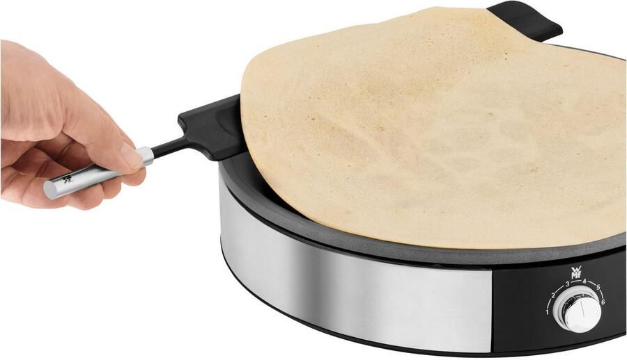 WMF Crêpe maker LONO crêperie afneembare vaatwasmachinebestendige plaat incl. crêpe-spatel en deegverdeler 6 warmtestanden overlooprand - Foto 11