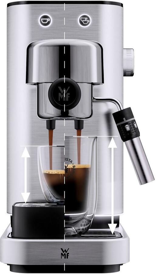 WMF Espressomachine Lumero compact subtiele led-verlichting 15 bar 1350 watt melkopschuimer - Foto 10