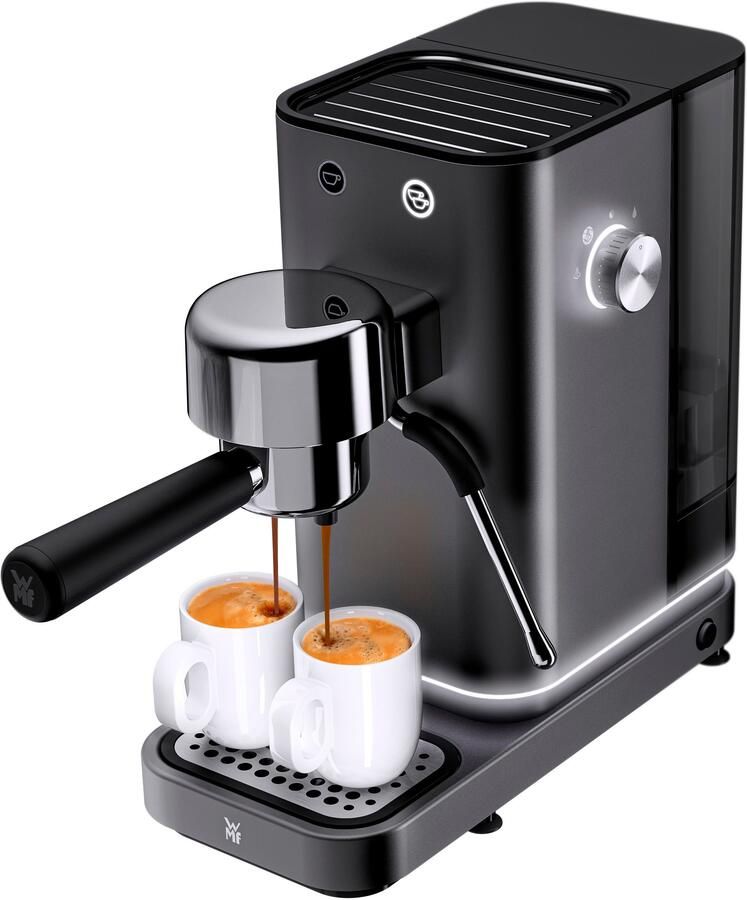 WMF Espressomachine Lumero Stone Grey compact subtiele led-verlichting 15 bar 1350 watt melkopschuimer - Foto 11