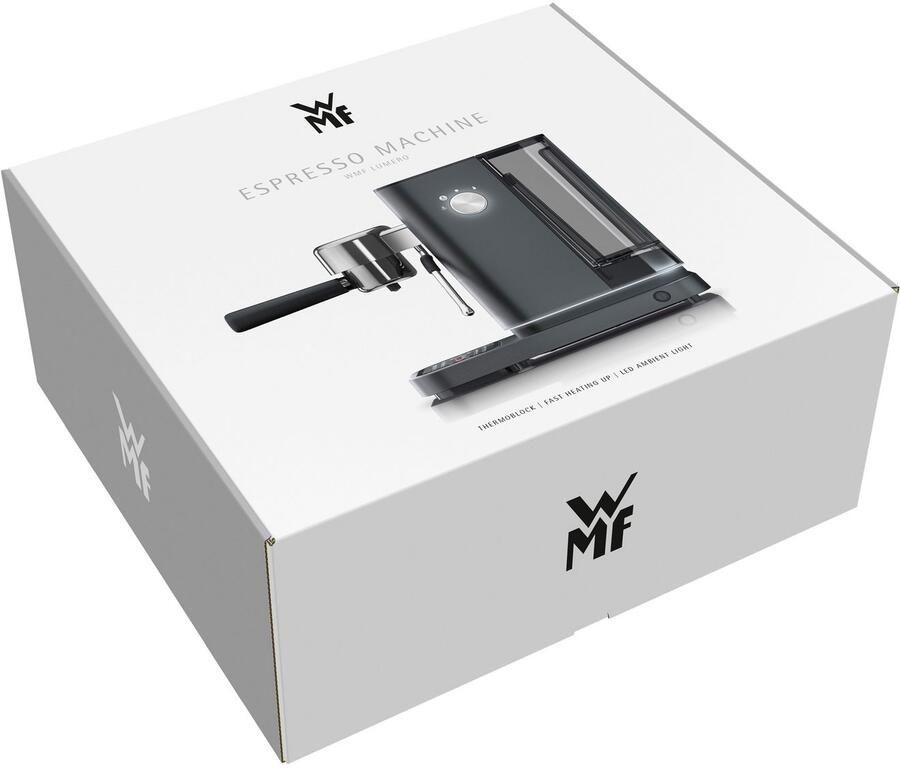 WMF Espressomachine Lumero Stone Grey compact subtiele led-verlichting 15 bar 1350 watt melkopschuimer - Foto 7