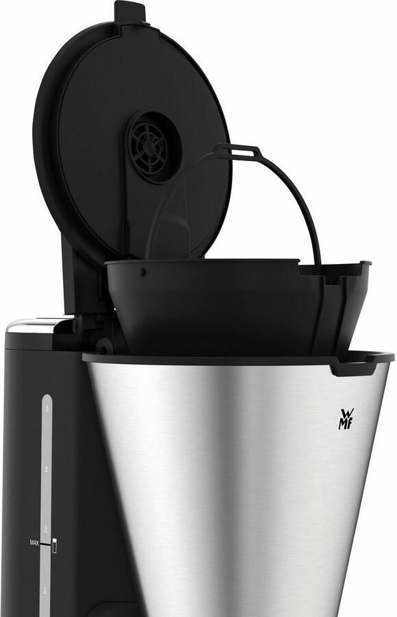 WMF Kitchenmini&apos;s koffiezetapparaat thermoskan zwart zilver 6 kopjes - Foto 9