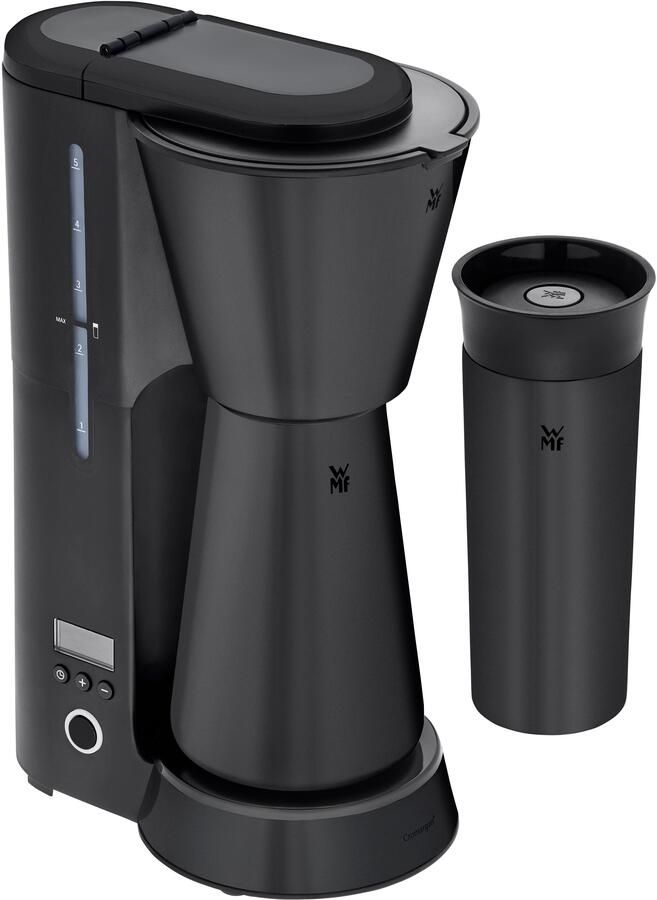 WMF Filterkoffieapparaat KÜCHENminis Aroma Thermo to go Deep Black 0 625 l Automatische uitschakeling Cromargan incl. thermoskan en thermo-drinkbeker - Foto 7