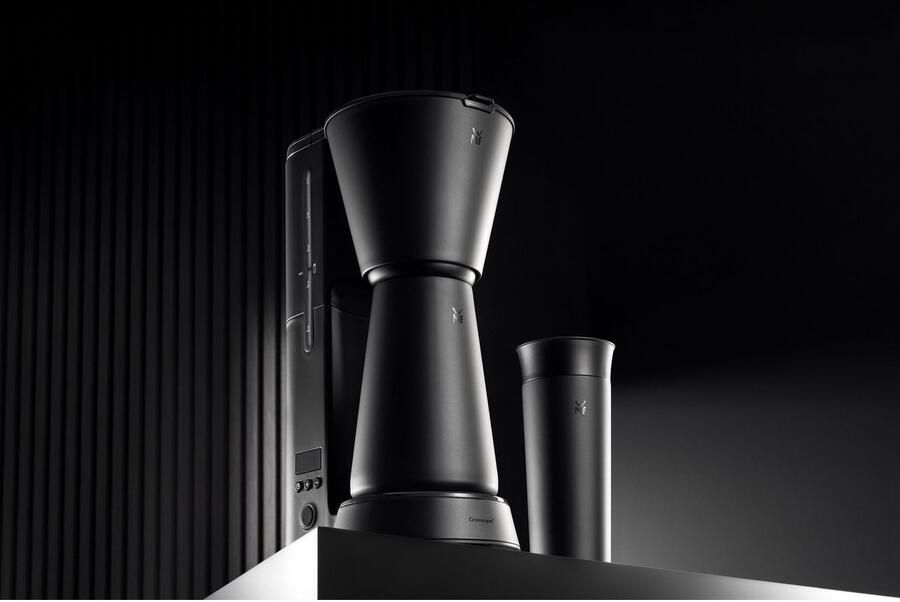 WMF Filterkoffieapparaat KÜCHENminis Aroma Thermo to go Deep Black 0 625 l Automatische uitschakeling Cromargan incl. thermoskan en thermo-drinkbeker - Foto 4