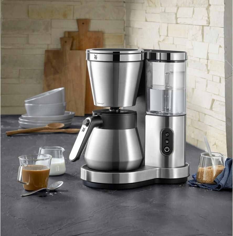 WMF Lono 0412310011 Filter Koffiezetapparaat Thermoskan 10 Koppen Roestvrij Staal Warmhoudfunctie - Foto 2