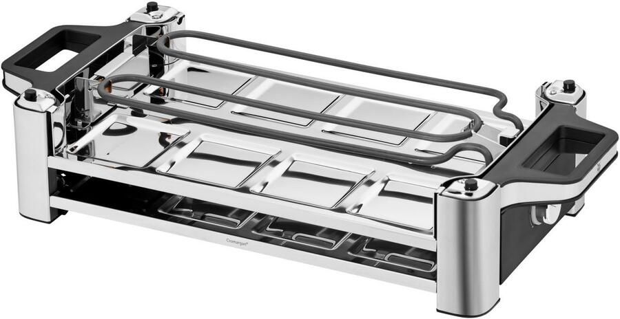 WMF Raclette LONO incl. parkeerlaag voor ongebruikte pannetjes Vaatwasmachinebestendige pannen en spatels anti-aanbakplaat - Foto 4