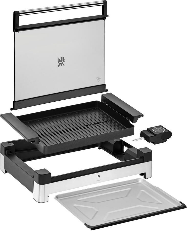 WMF Lono 415430011 Tafelgrill Glazen Deksel RVS 2000W Geschikt voor Binnen en Buiten - Foto 6