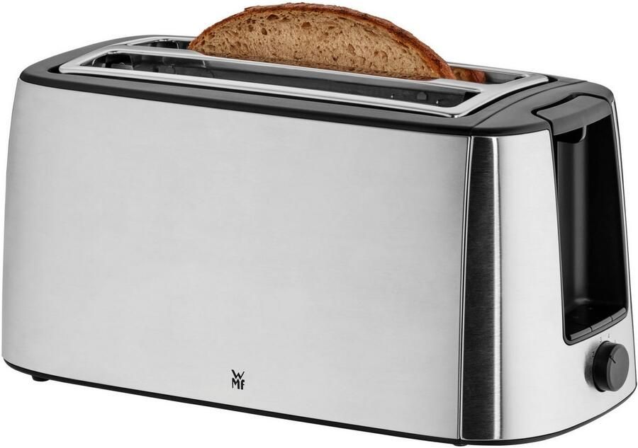 WMF Toaster Bueno Pro dubbele lange sleuf toaster XXL toast broodjesrooster 6 bruiningsniveaus broodcentrering kruimellade cromargan behuizing - Foto 6