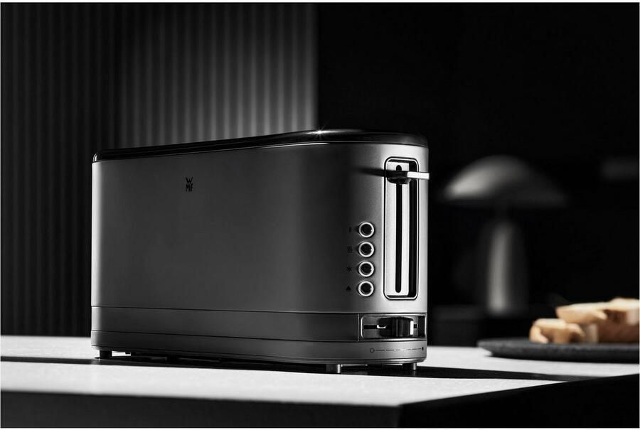 WMF Toaster KEUKENminis Deep Black Langsleufbroodrooster met broodjesopzetstuk - Foto 3