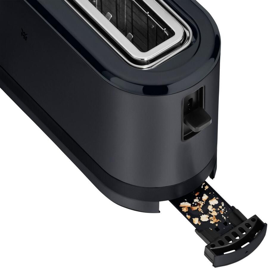 WMF Toaster KEUKENminis Deep Black Langsleufbroodrooster met broodjesopzetstuk - Foto 1