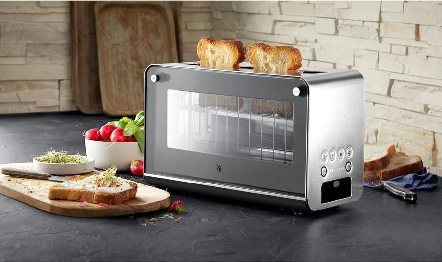 WMF Lono Glazen Broodrooster 7 Bruiningsniveaus RVS Voor Perfecte Toast - Foto 5