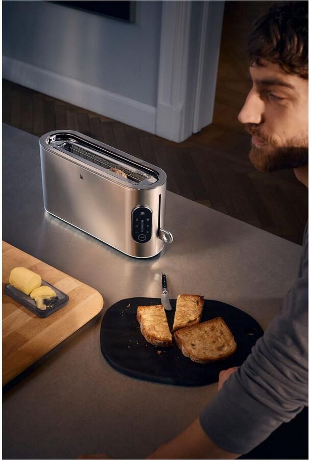 WMF Lumero Broodrooster 10 Bruiningsniveaus RVS LED Verlichting Voor Brede Sneetjes - Foto 6