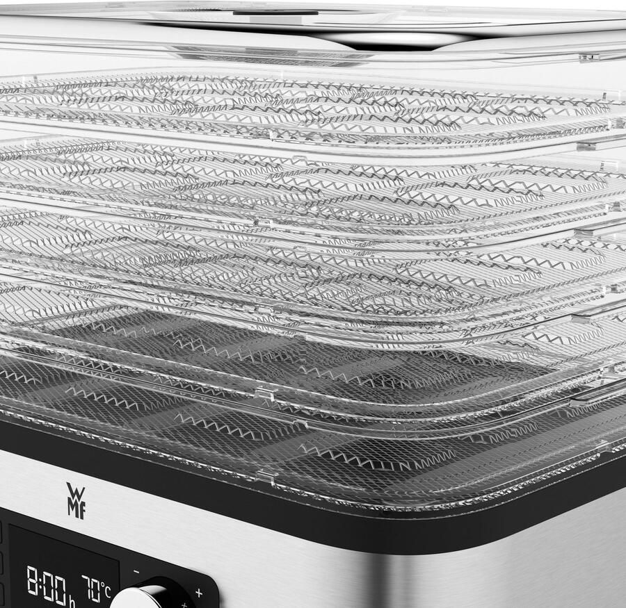 WMF KITCHENminis Voedseldroger Compact Snack To-Go RVS