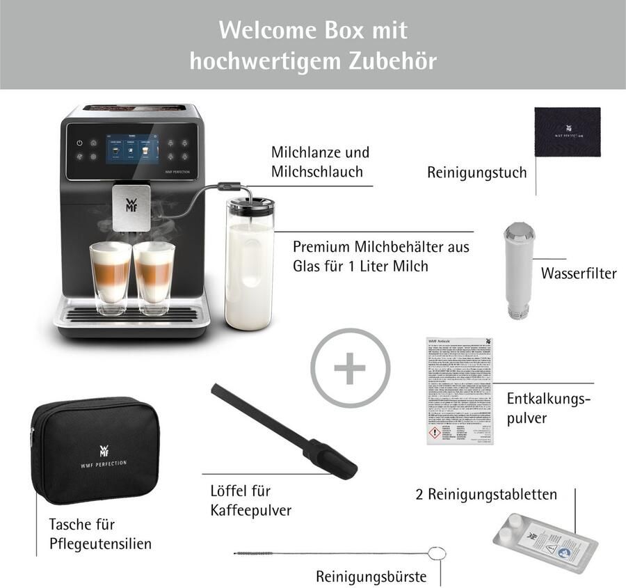 WMF Volautomatisch koffiezetapparaat Perfection 860L CP853D15 intuïtieve gebruikersinterface perfecte melkschuim zelfreinigend - Foto 9