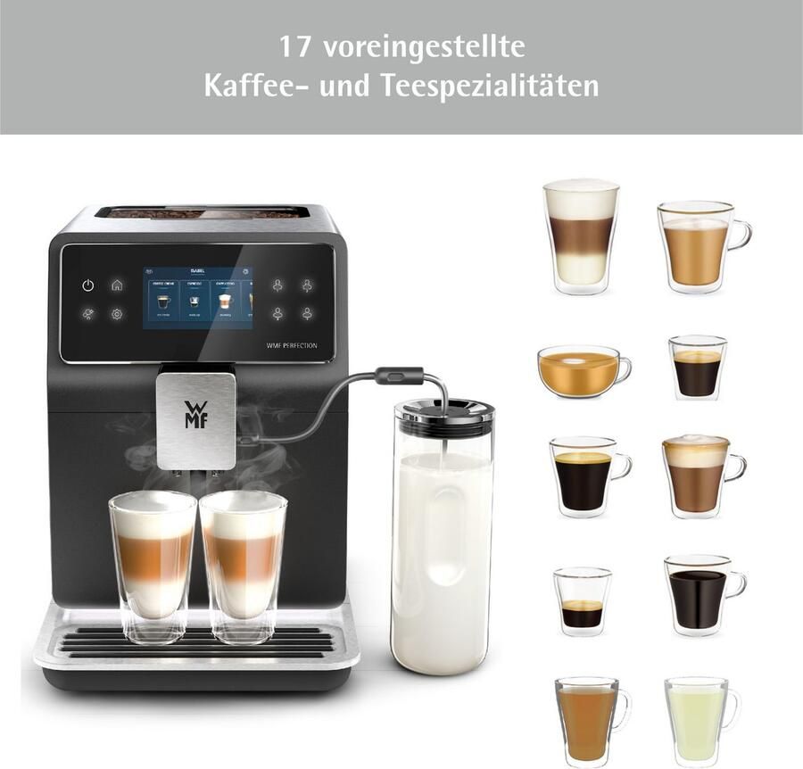 WMF Volautomatisch koffiezetapparaat Perfection 860L CP853D15 intuïtieve gebruikersinterface perfecte melkschuim zelfreinigend - Foto 5