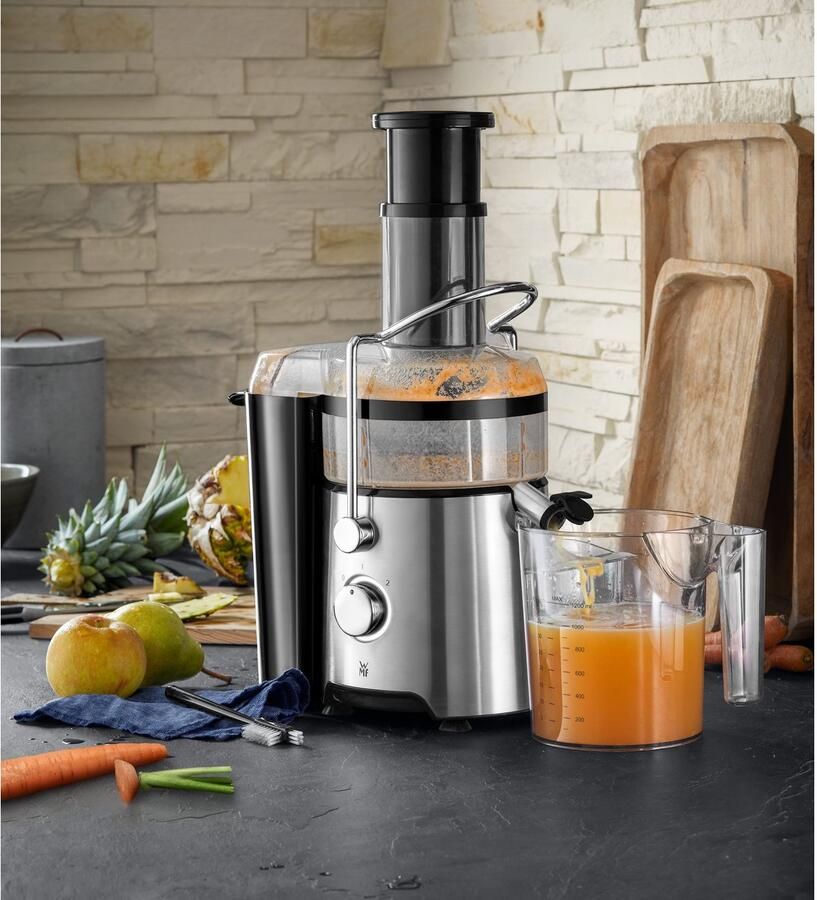 WMF Vruchtenpers Kult X elektrische fruit- en groentesapcentrifuge van roestvrij staal 500W - Foto 6