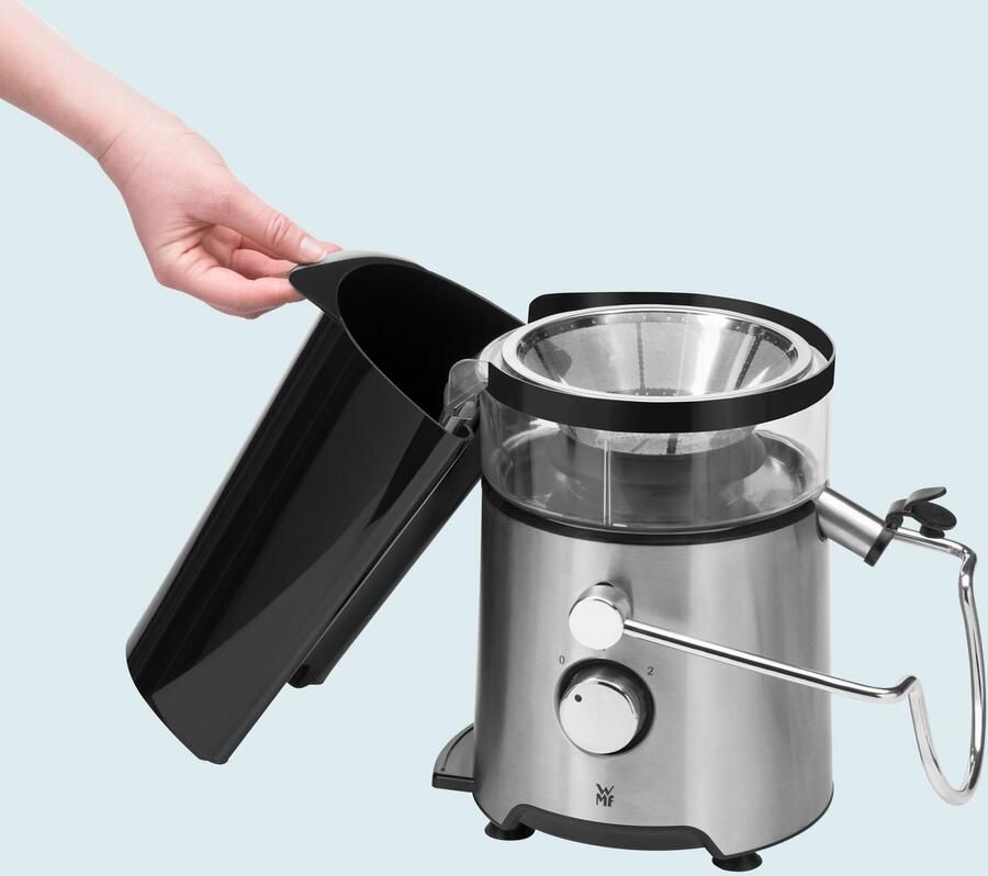 WMF Vruchtenpers Kult X elektrische fruit- en groentesapcentrifuge van roestvrij staal 500W - Foto 8