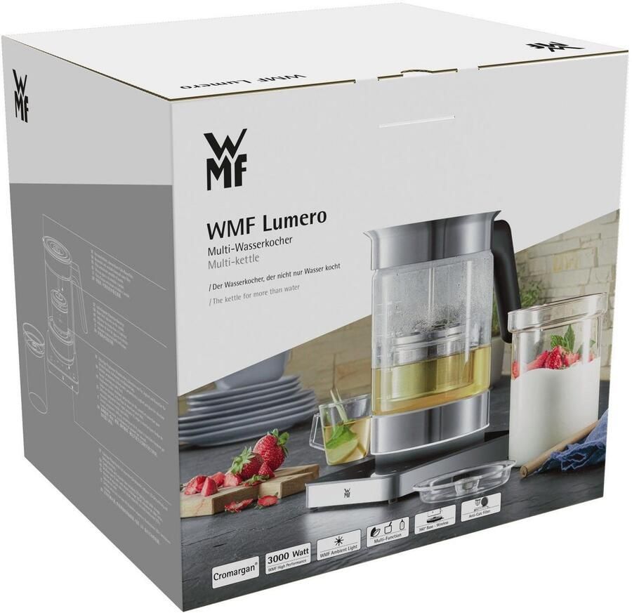 WMF Lumero Multifunctionele Waterkoker 1.7L Temperatuurregeling RVS 2400W - Foto 2