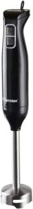 Bestron Staafmixer incl. 2 Snelheden & ergonomisch Handgreep afneembare Staaf vatwassergeschickt 250 Watt ASM250Z Zwart rvs