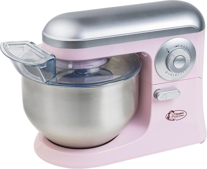 Bestron AS1200SDP Sweet Dreams Keukenmachine 1200w 240v Rvs Roze 4-delig - Foto 2