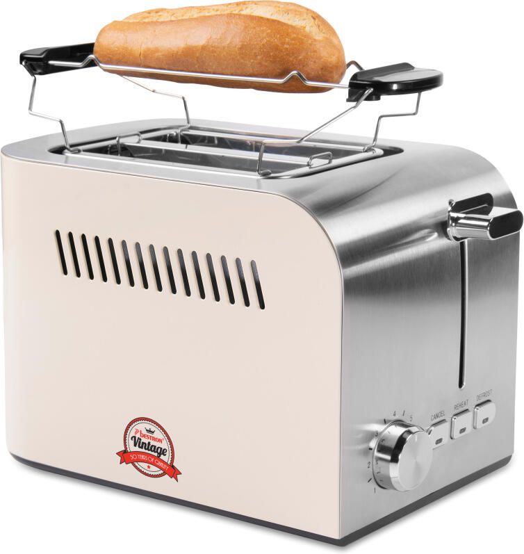 Bestron ATS300RE Broodrooster Wit RVS - Foto 2