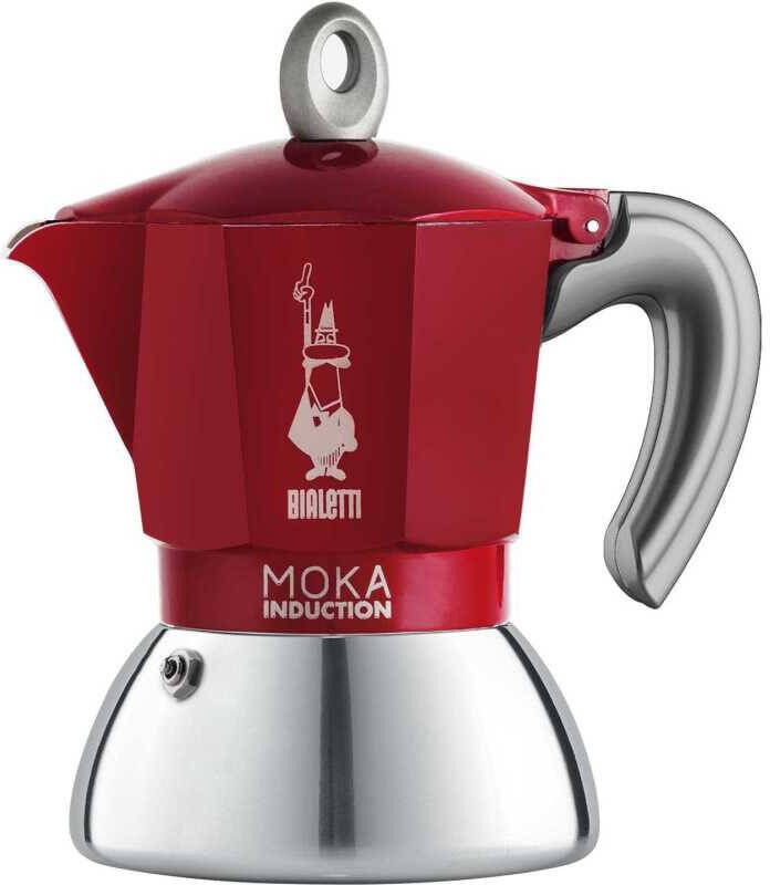 Bialetti Moka Induction koffiezetapparaat 4 kopjes rood - Foto 2