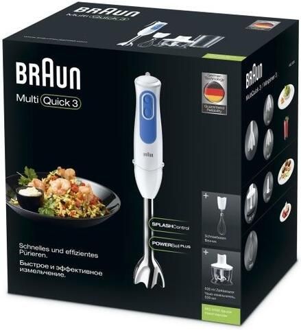 Braun MQ3035WH Multi Quick 3 Staafmixer + Accessoires Blauw Wit - Foto 2