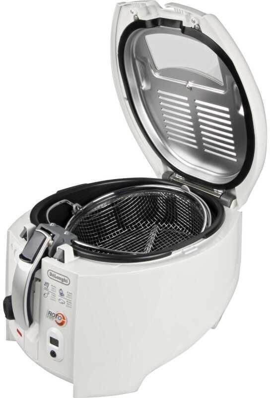 DeLonghi F28533.W1 RotoFry Classic elektrische friteuse wit - Foto 3