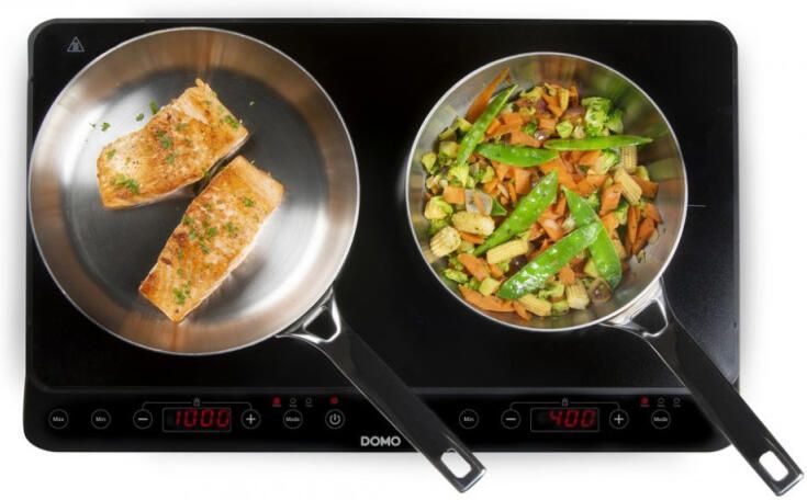 Domo DO338IP Inductie Kookplaat Vrijstaand Elektrische Kookplaat 2 Pits 3500W - Foto 4