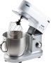 Domo DO9231KR Keukenmachine Keukenrobot 1200W 6L Incl. blender Wit Zilver - Thumbnail 1