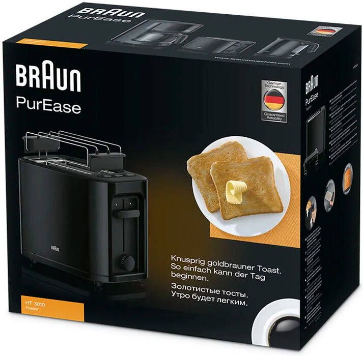 Braun PurEase Broodrooster HT 3010 Broodrooster