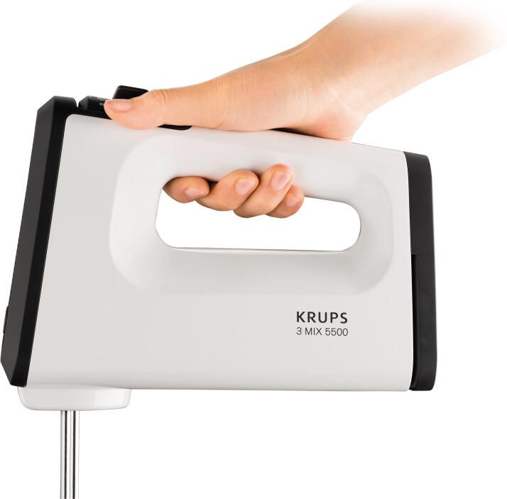 Krups Handmixer GN5041 3 Mix 5500 5 snelheden + turbo & uitwerpknop - Foto 3