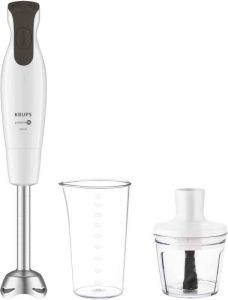 Krups Staafmixer HZ5521 Perfect Mix 6000 4 lemmeten rvs mixstaaf accessoireset: maatbeker hakmolen