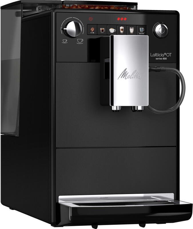 Melitta Volautomatisch koffiezetapparaat Latticia One Touch F300-100 zwart dubbele melkopschuiming + xl watertank & xl bonenreservoir - Foto 3