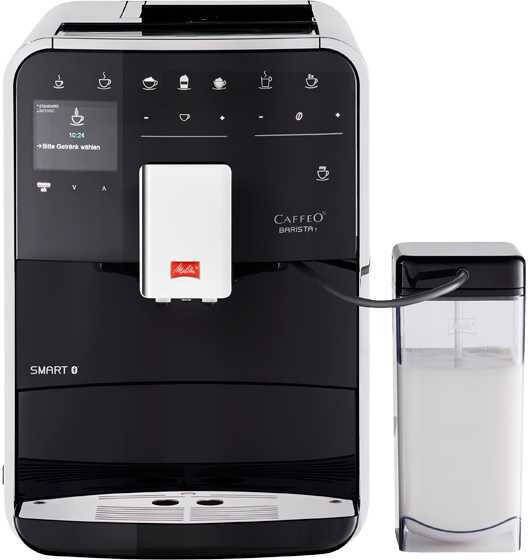 Melitta Volautomatisch koffiezetapparaat Barista T Smart F 83 0-102 zwart 4 gebruikersprofielen &18 koffierecepten naar origineel italiaans recept