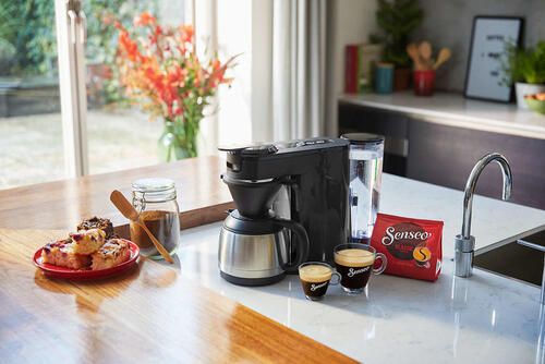 Philips Senseo Switch Koffiemachine HD6592 64 Pad- en Filterkoffiezetapparaat Automatische Uitschakeling Instelbare Intensiteit Incl Thermische Kan Zwart - Foto 9