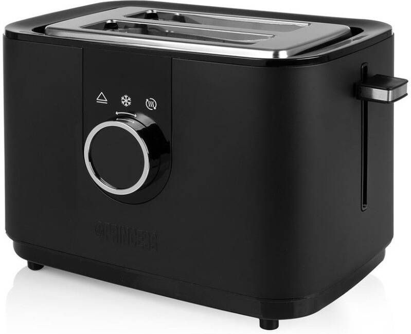 Princess Broodrooster – 2 Sleuven – LED Display – Zwarte RVS Behuizing – Moments Breakfast Serie – 142360 - Foto 2