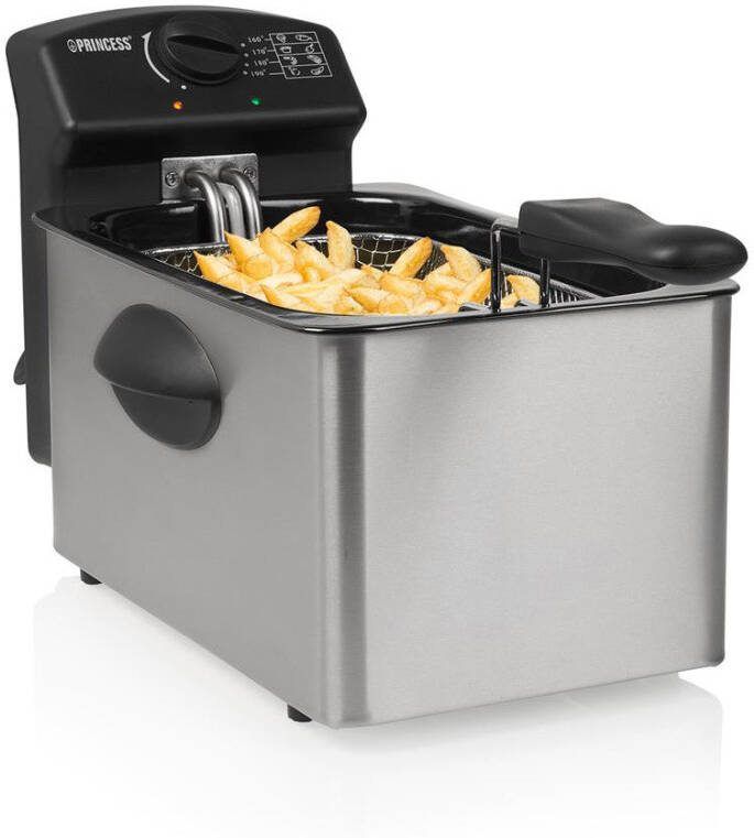 Princess 182642 Friteuse 4 Liter 2000 Watt Frituurpan Koude zone Groot