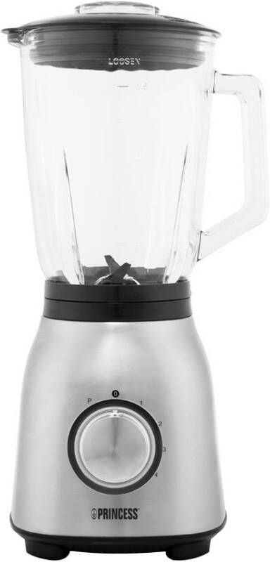 Princess 212091 Blender RVS 1000 – 4 Snelheidheden – Krachtig 1000W 1 5 L Glaskan Ice Crush Vaatwasmachine bestendig - Foto 2