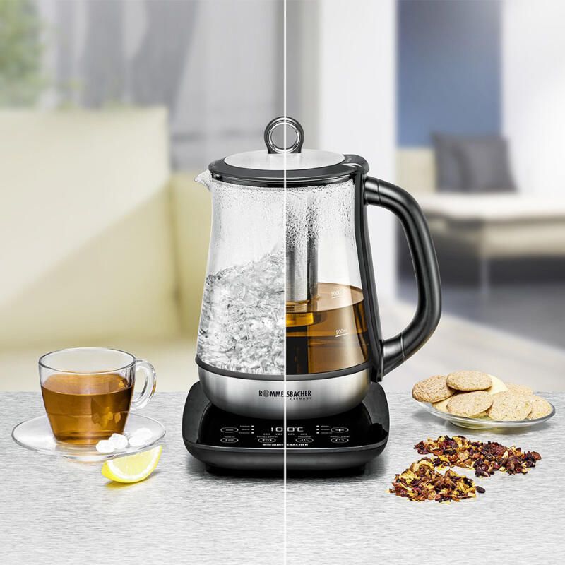 Rommelsbacher Water- theekoker TA 2000 elektronische temperatuurregeling van 50 °c-100 °c