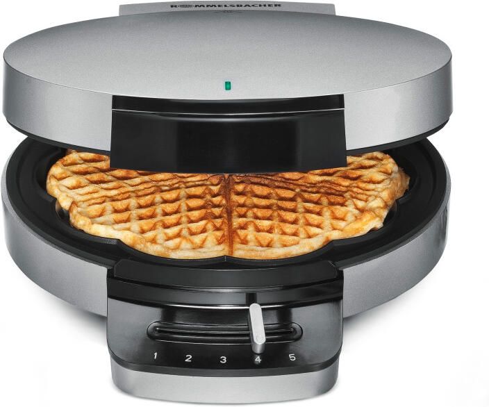 Rommelsbacher WA750 Wafelijzer 750W Zilver - Foto 4