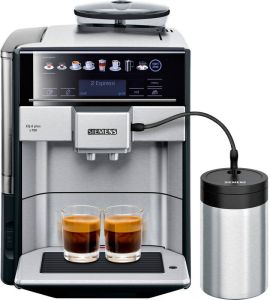 Siemens EQ.6 plus s700 TE657M03DE Volautomatische espressomachine Zilver Zwart