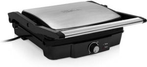 Tristar GR-2853 Contactgrill XL – Panini Grill Groot incl Tafelgrill Functie – Regelbare thermostaat RVS