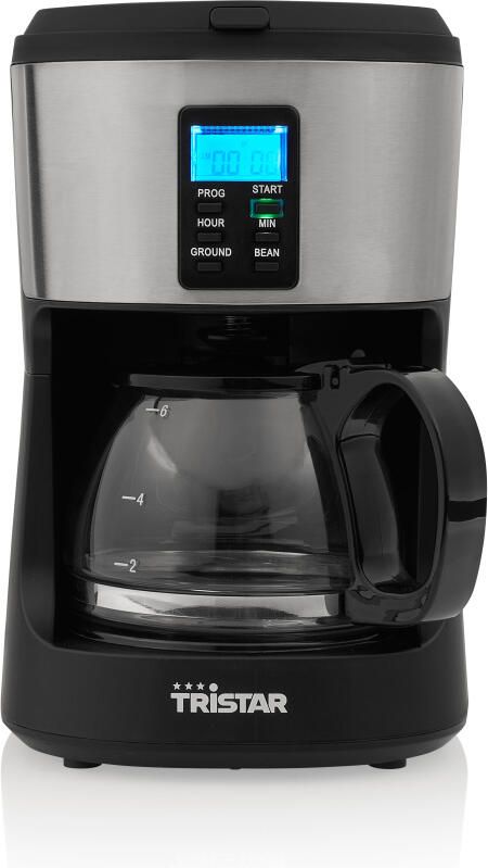 Tristar CM-1280 Grind and Brew Koffiezetapparaat 2-in-1 Bonen en Filterkoffie Tot 6 kopjes – Timerfunctie - Foto 2