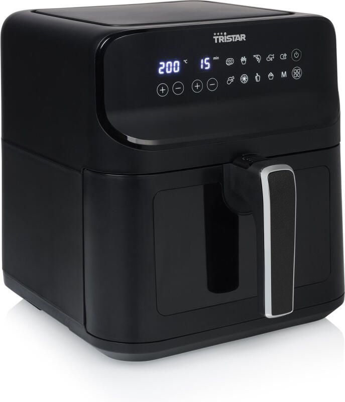 Tristar Airfryer XXL FR-9037 Met Kijkvenster Heteluchtfriteuse Groot 6 2 Liter 10 programma's Digitale bediening -Zwart - Foto 5